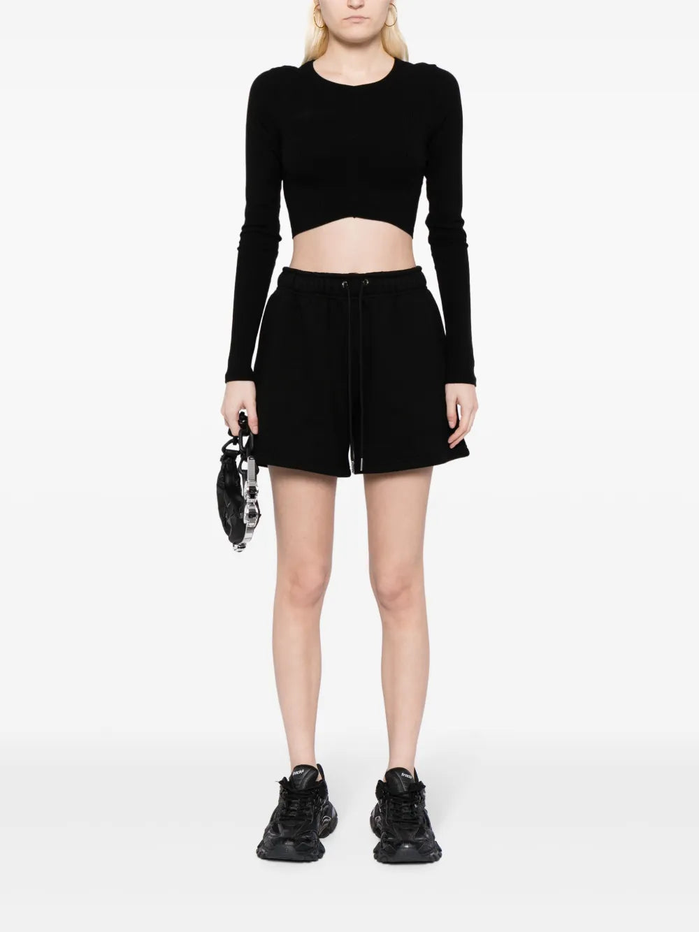 Drawstring-Waist Cotton Shorts