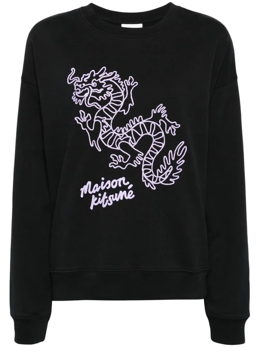 Chinese Dragon Cotton Sweatshirt