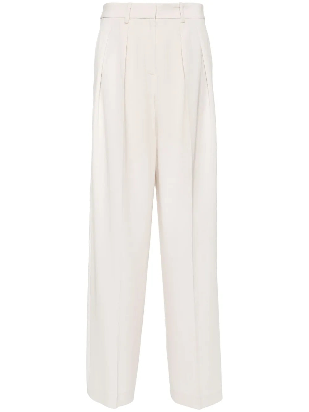 Pleat-Detail Palazzo Pants