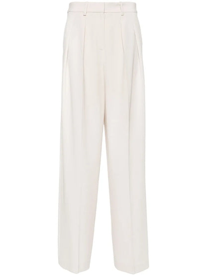 Pleat-Detail Palazzo Pants