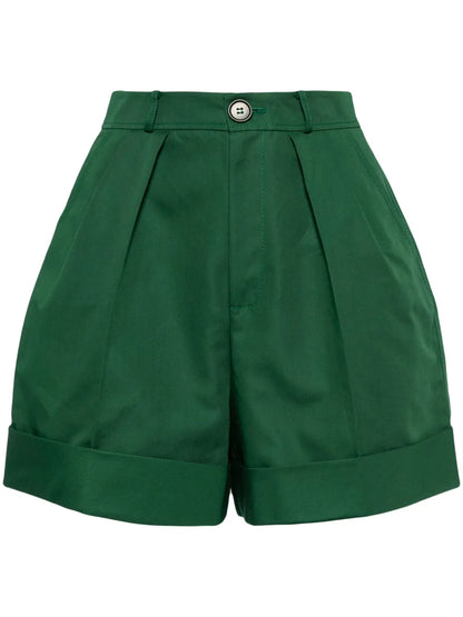 High-Waist Wide-Leg Shorts