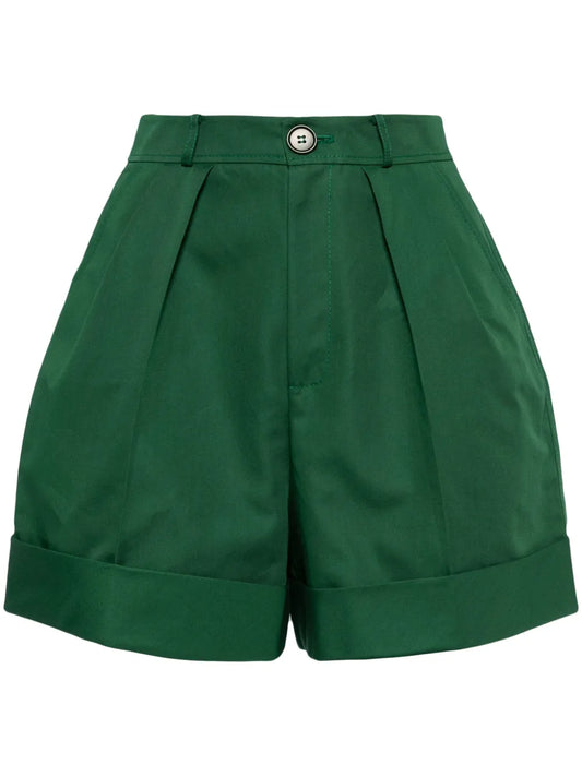 High-Waist Wide-Leg Shorts