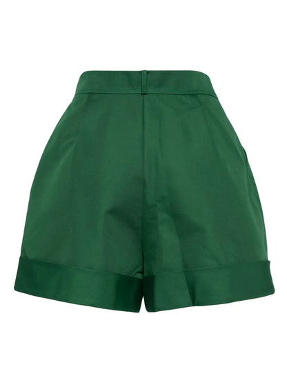 High-Waist Wide-Leg Shorts