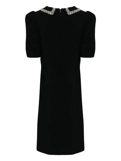 Crystal-Embellished Mini Dress