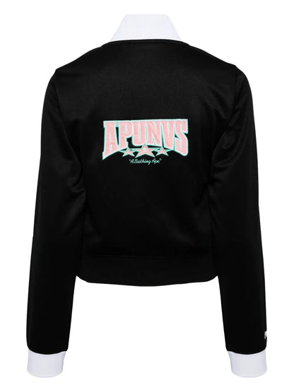 Logo-Print Zipped Jacket
