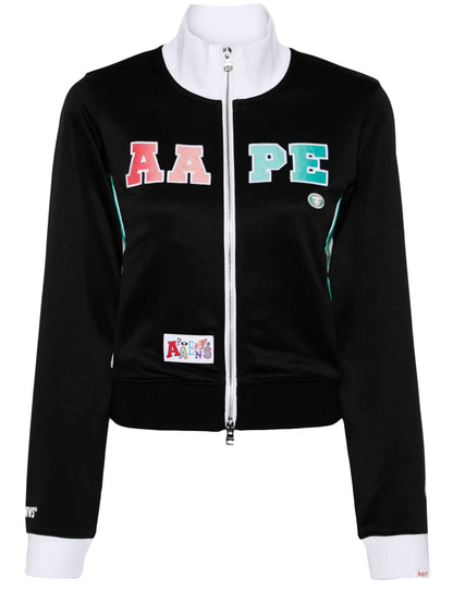 Logo-Print Zipped Jacket