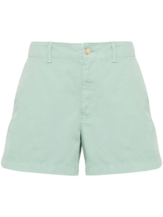 Logo-Embroidered Cotton Shorts