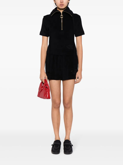 Logo-Embroidered Terry Shorts