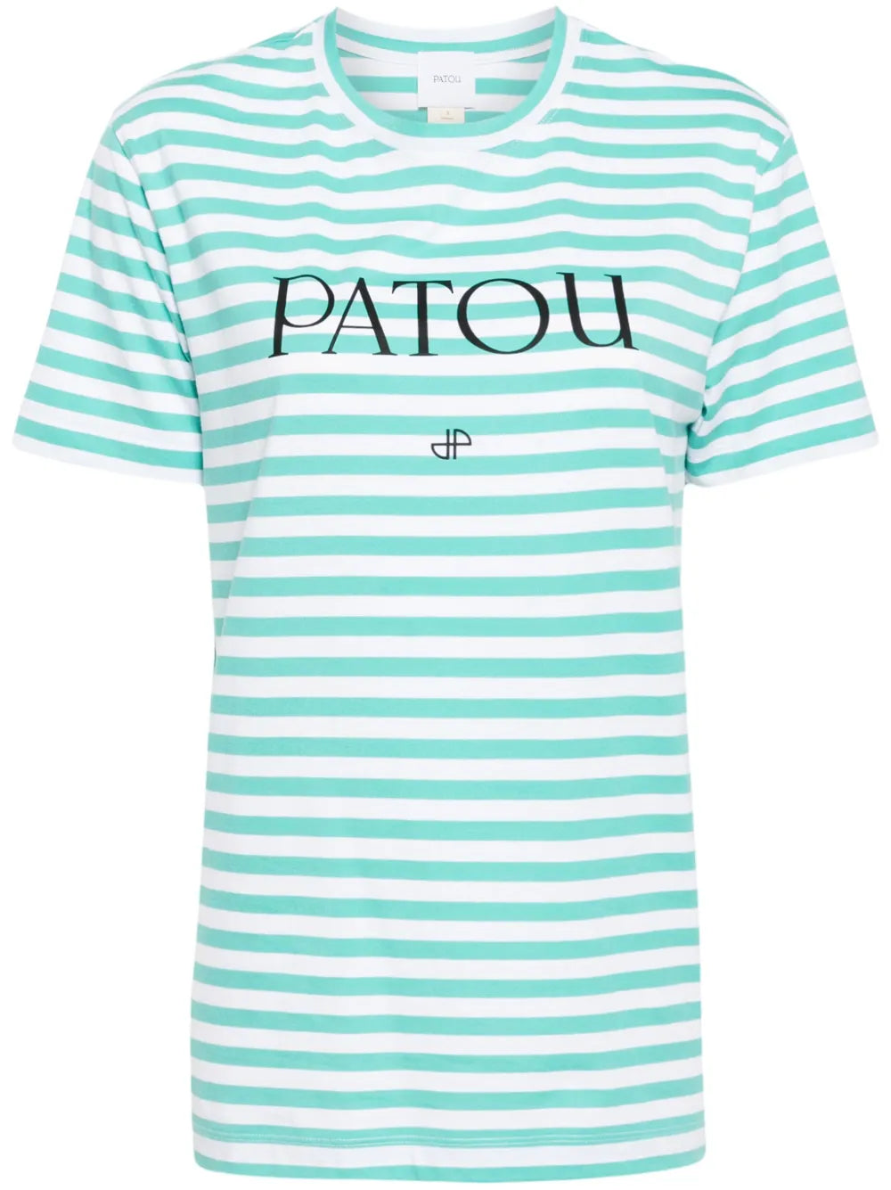 Striped Logo-Print T-Shirt