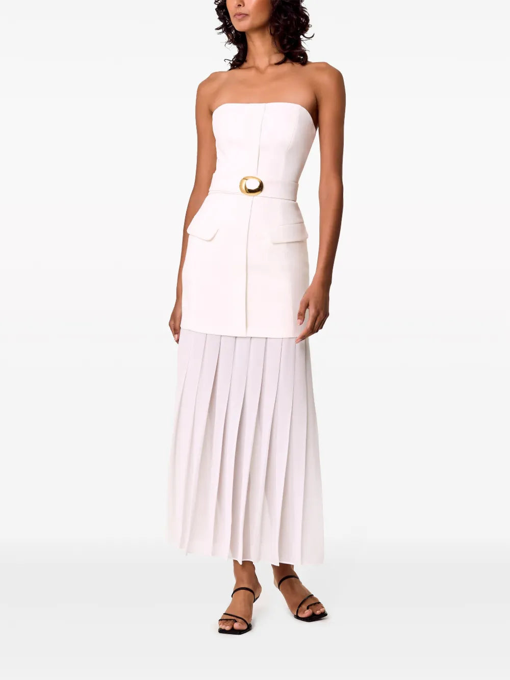 Reagan Pleated Maxi Dress