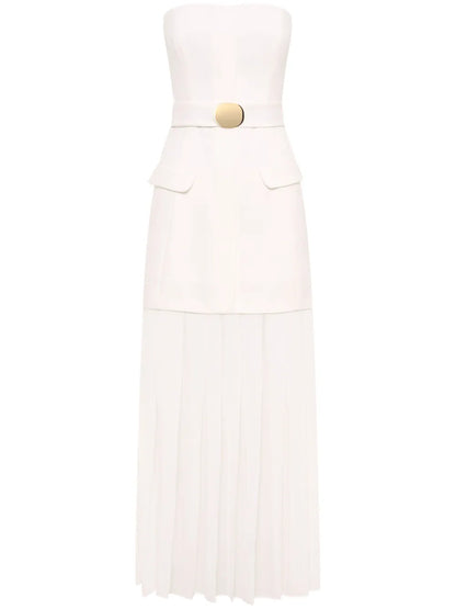 Reagan Pleated Maxi Dress