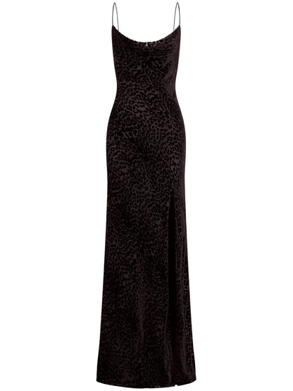 Ariel Leopard-Print Gown