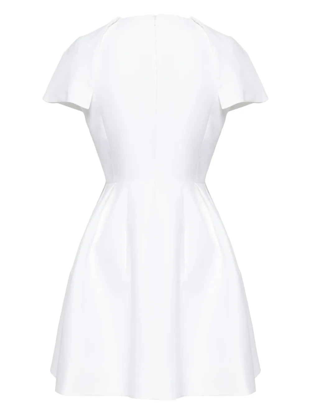 Signature Floral-Appliqué Midi Dress