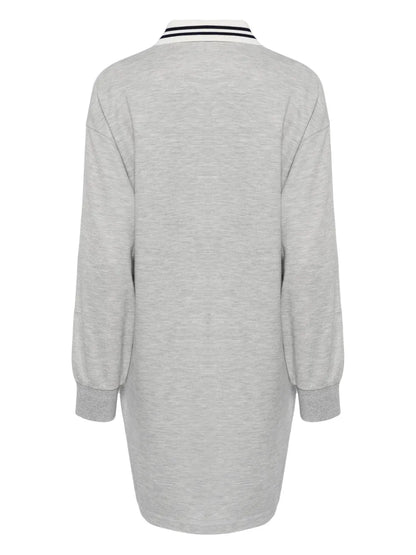 Logo-Print Sweatshirt Dress