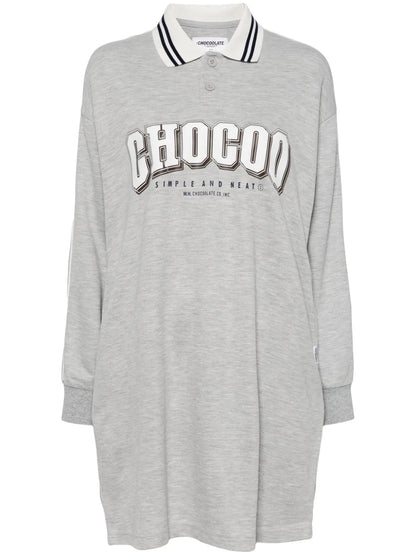 Logo-Print Sweatshirt Dress