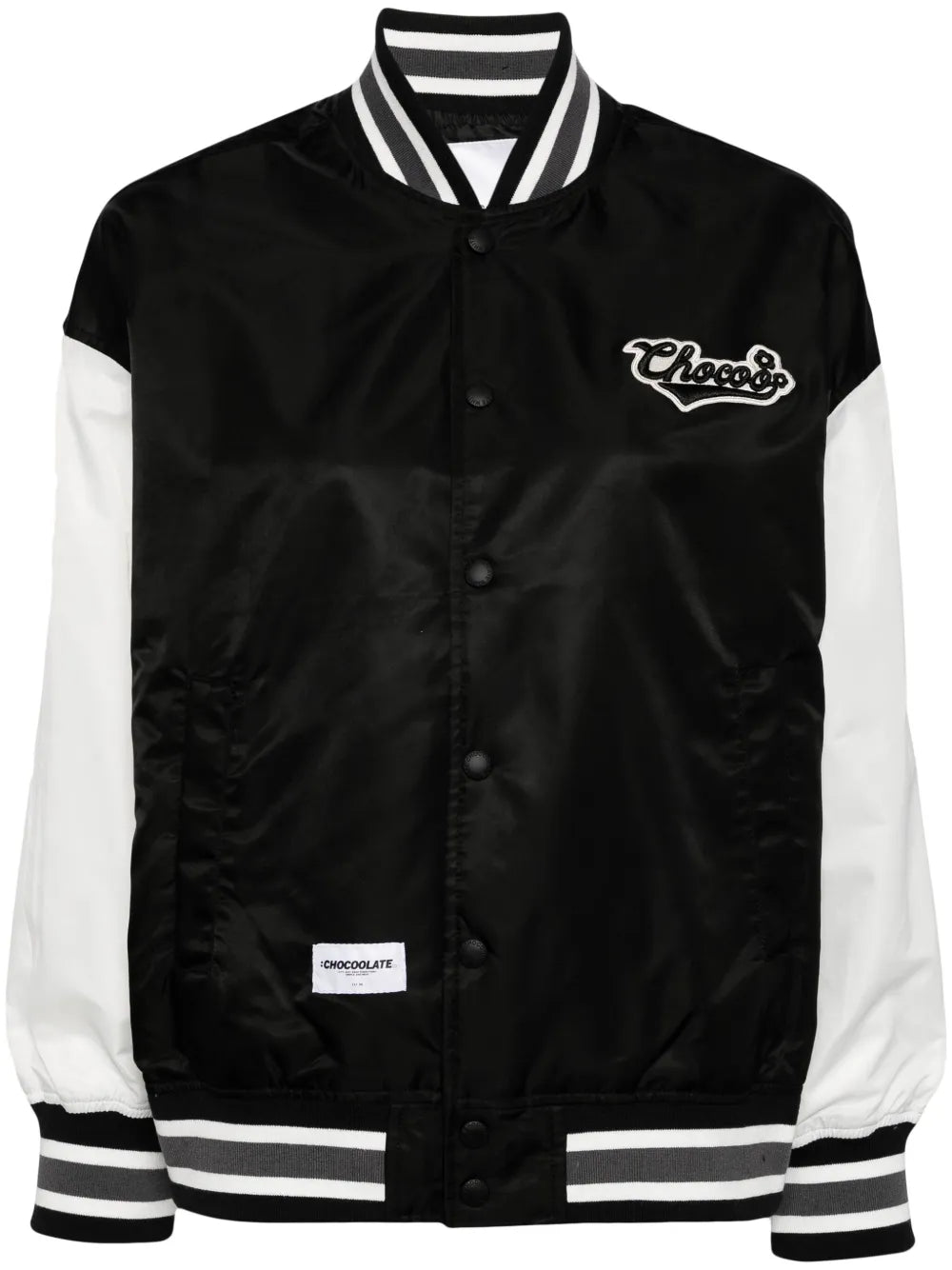 Logo-Appliqué Bomber Jacket
