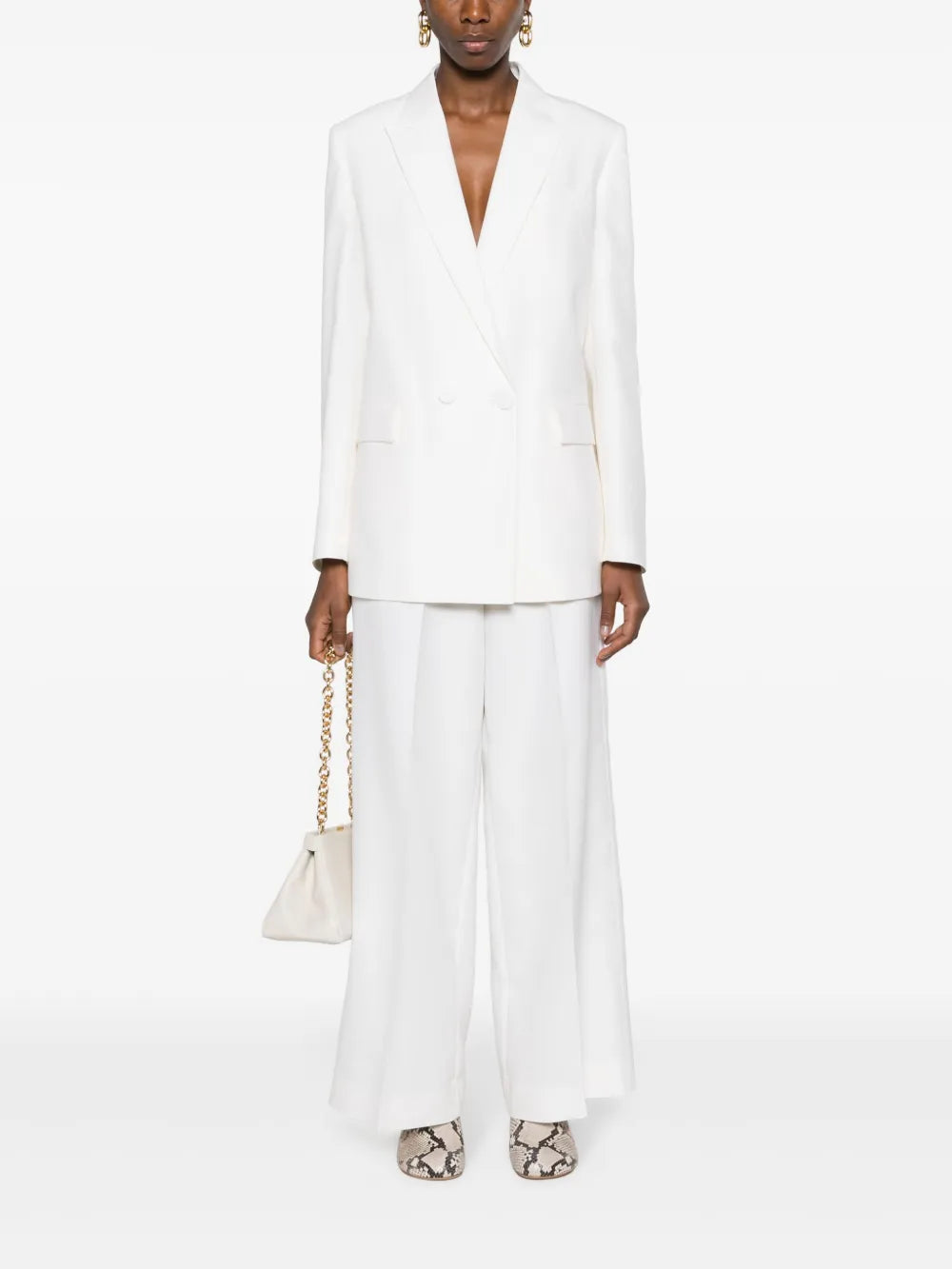 High-Waist Wide-Leg Trousers