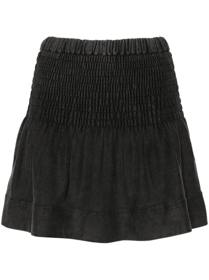 Pacifica Shirred Miniskirt
