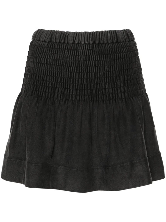 Pacifica Shirred Miniskirt