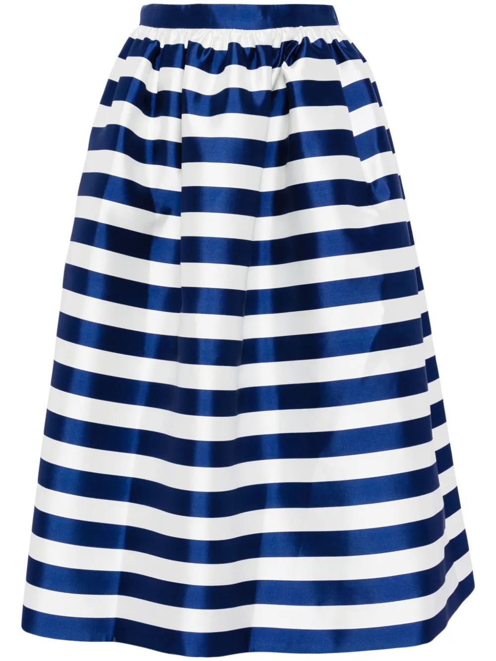 Striped Flared Skirt