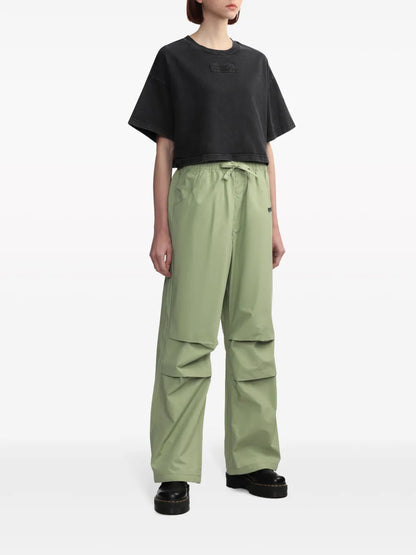 Drawstring-Waist Cotton Trousers