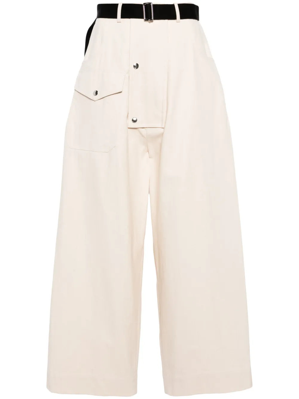 High-Waist Wide-Leg Trousers