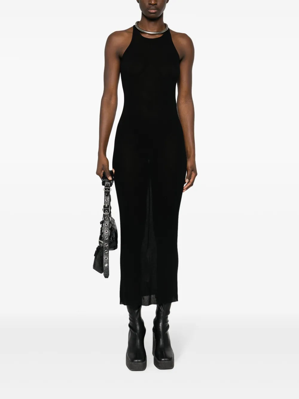 Ribbed Sleeveless Dress