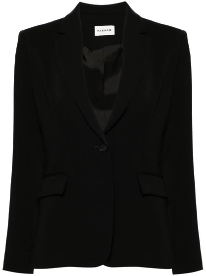 Single-Breasted Tailored Blazer