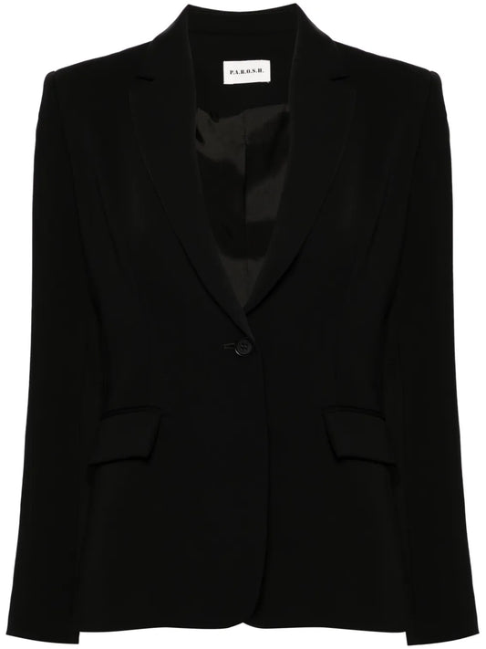 Single-Breasted Tailored Blazer
