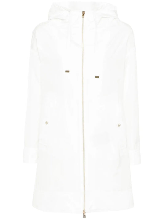 Hooded Zipped Raincoat
