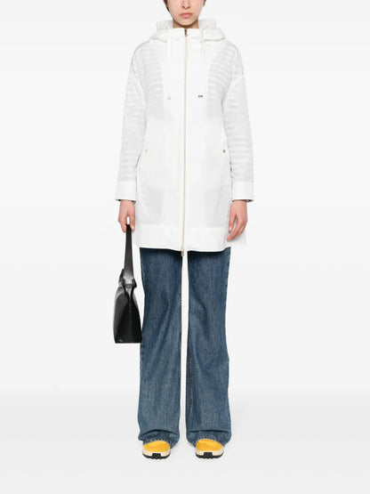 Hooded Zipped Raincoat