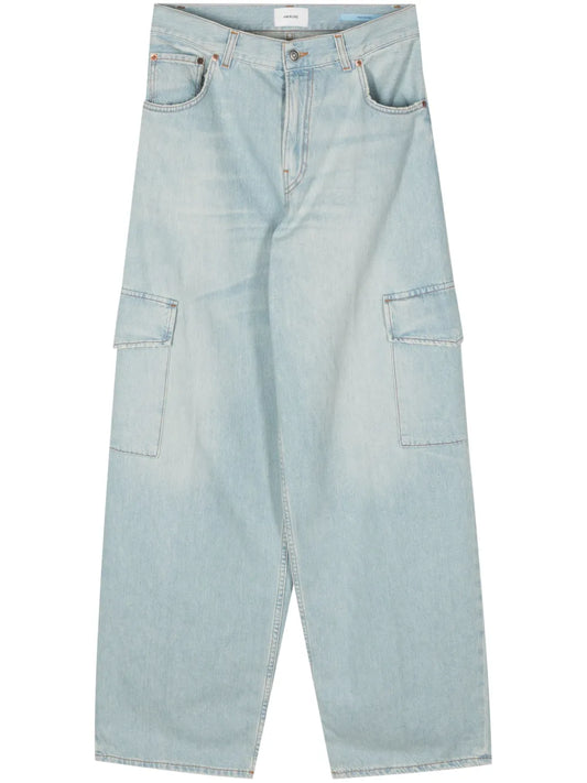 Denim Cargo Pants