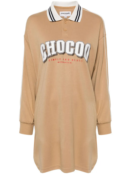 Logo-Print Sweatshirt Dress