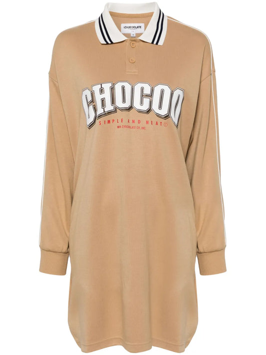 Logo-Print Sweatshirt Dress