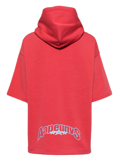 Logo-Print Cotton Blend Hoodie