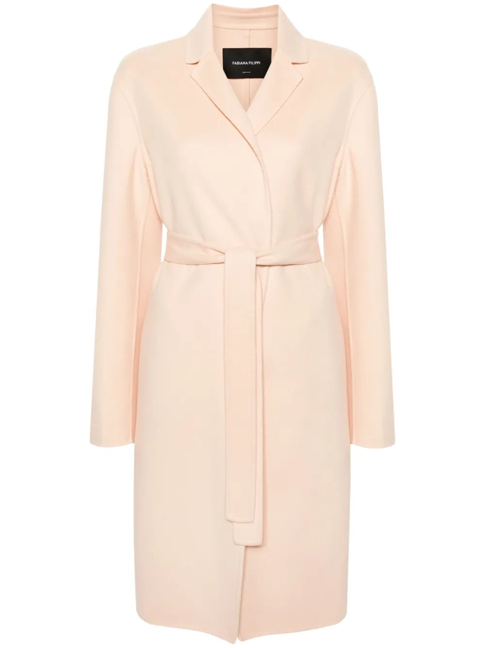 Belted Virgin Wool Peacoat