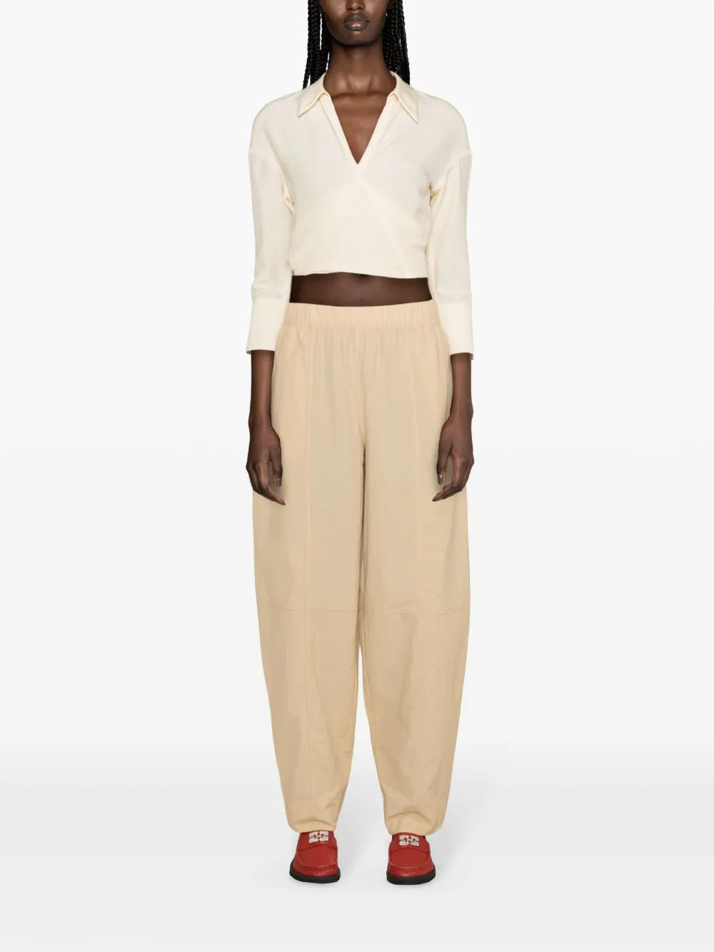 Curve Tapered-Leg Trousers