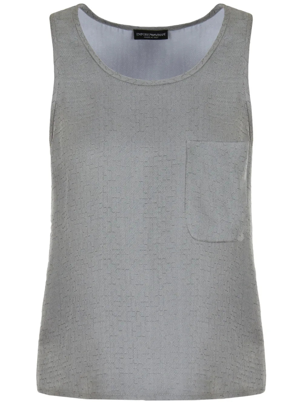 Geometric-Motif Tank Top
