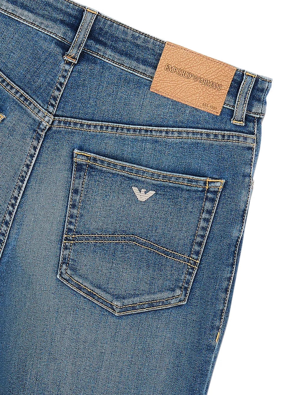 High-Rise Slim-Cut Jeans