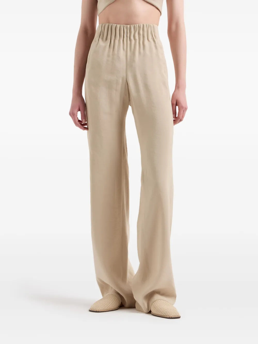 Elasticated-Waist Trousers