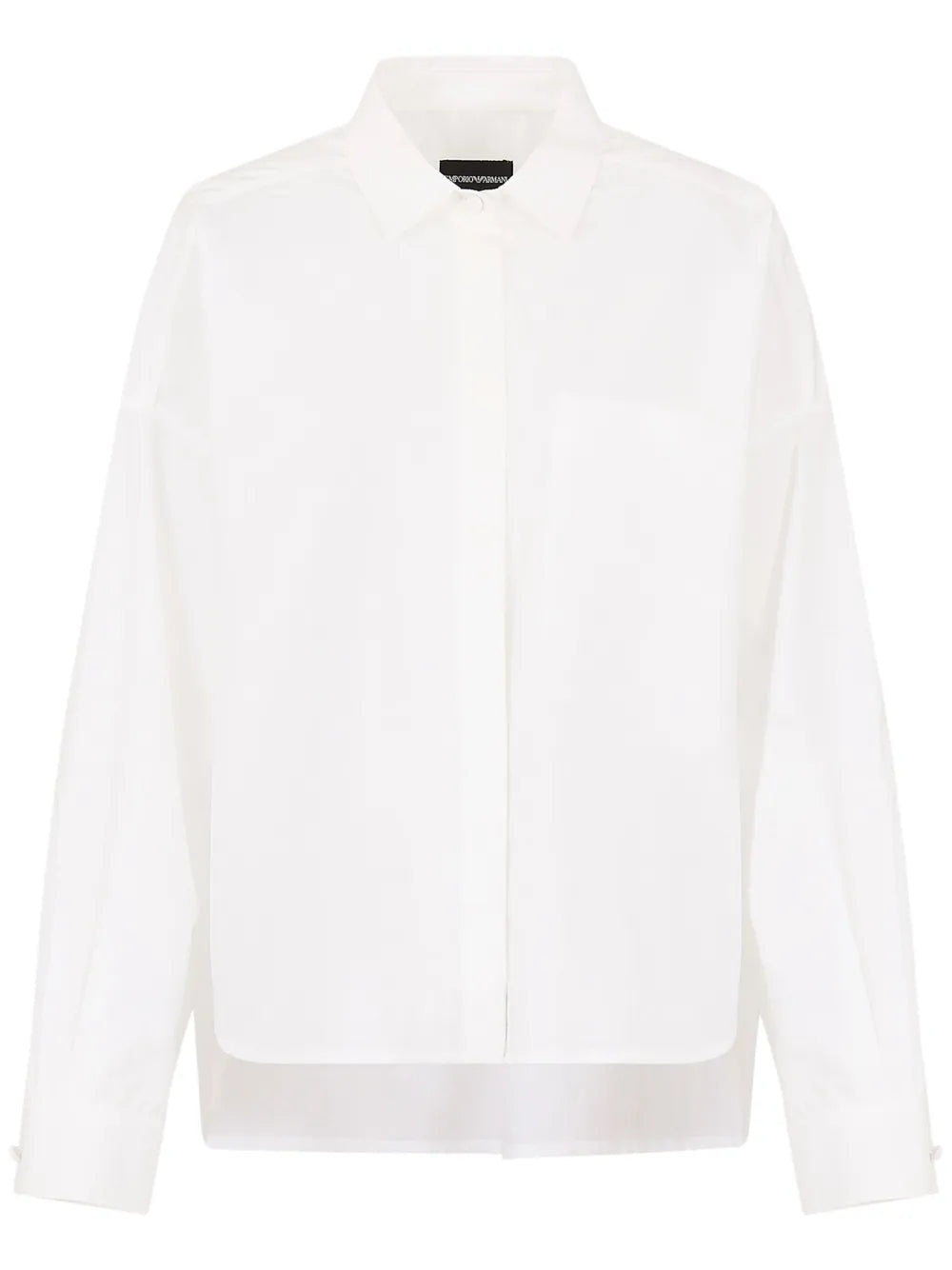 Drop-Shoulder Cotton Shirt