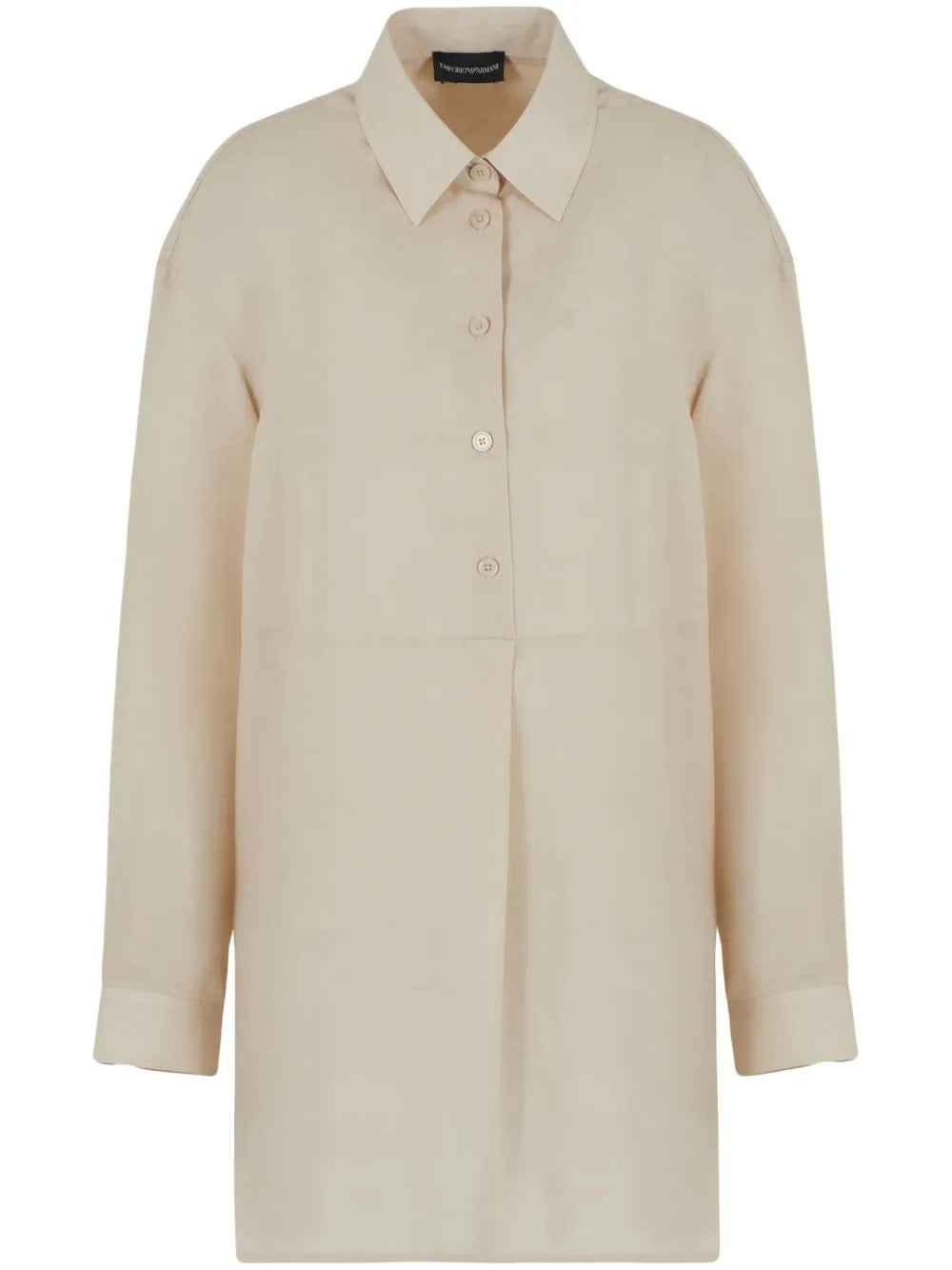 Button-Front Blouse