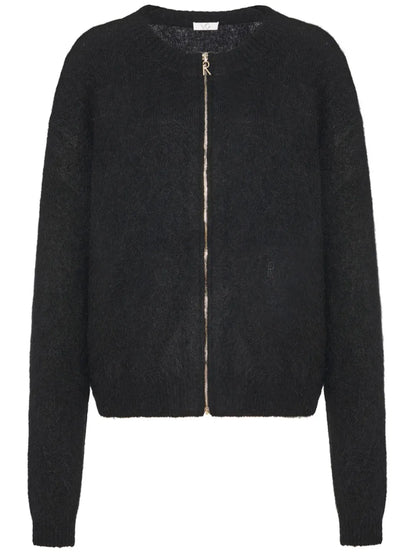 Zip-Up Cardigan