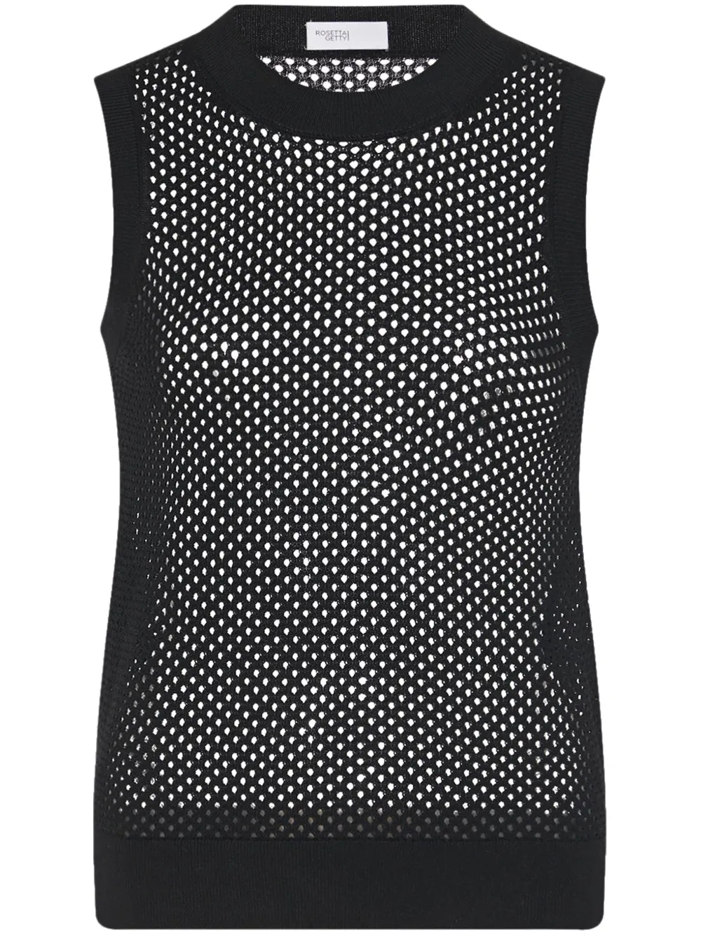 Pointelle Fine-Knit Midi Dress