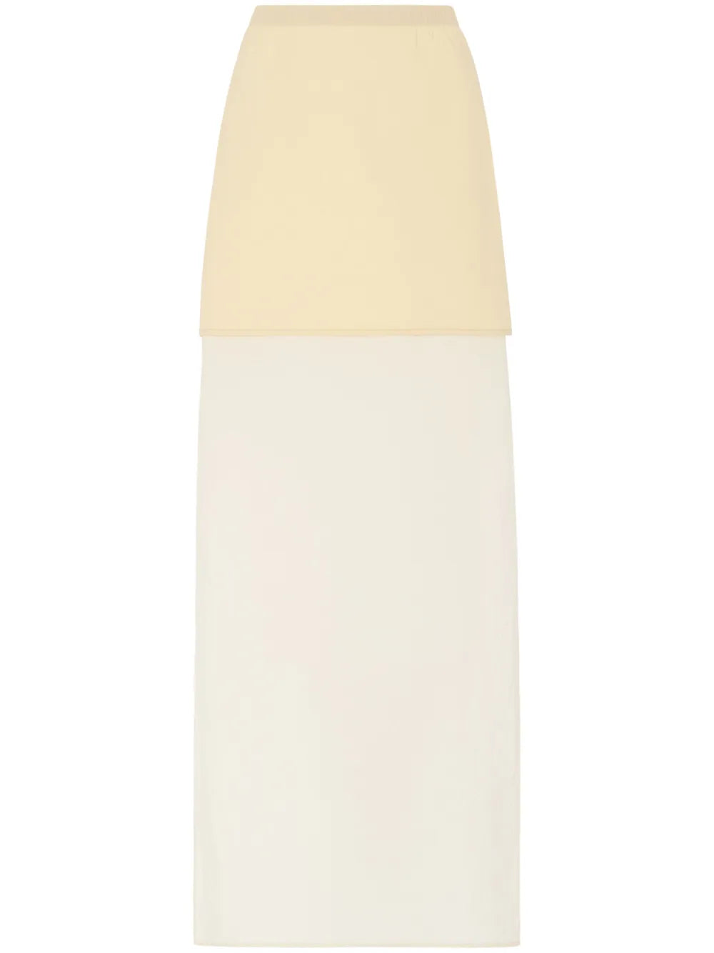 Floor-Length Layered Maxi Skirt