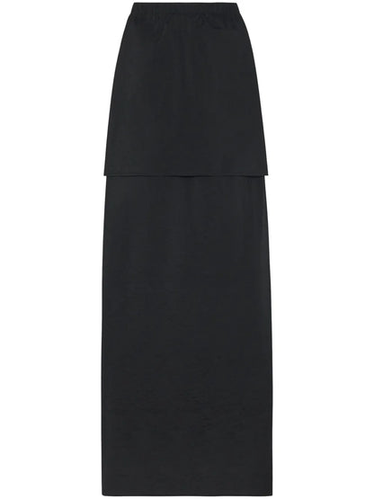 Floor-Length Layered Maxi Skirt