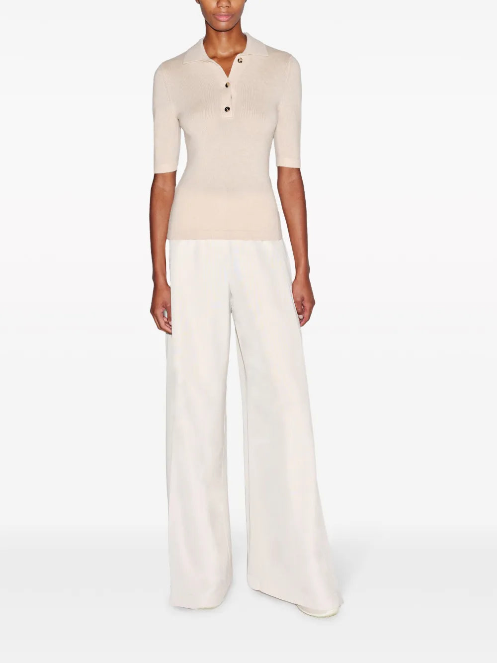 High-Waist Wide-Leg Trousers