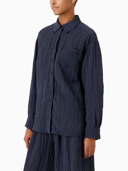Button-Up Voile Shirt