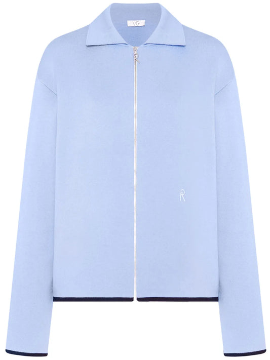 Logo-Embroidered Cardigan