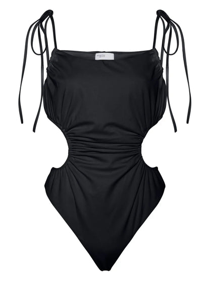 Ruched Cut-Out Swimsuit